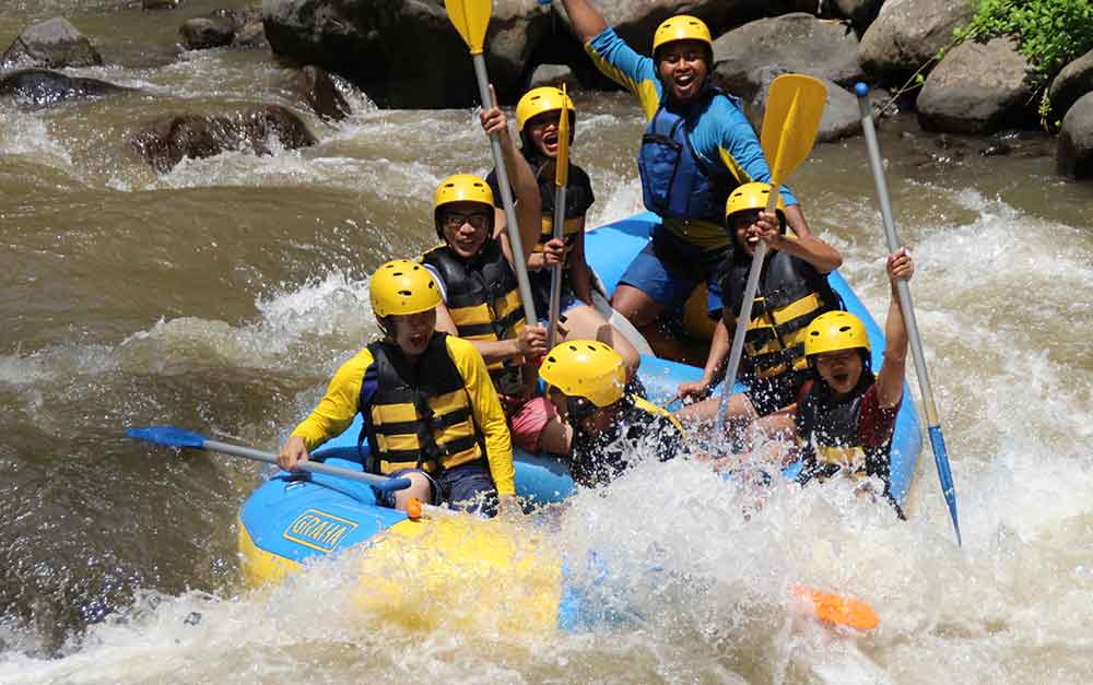 Bali White Water Rafting and Elephant Safari Ride Package