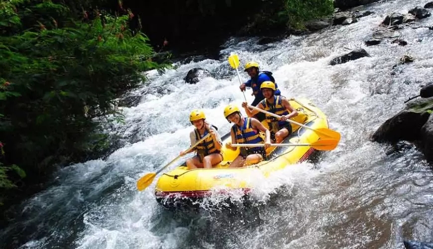 Bali White Water Rafting and Ubud Monkey Forest Tour
