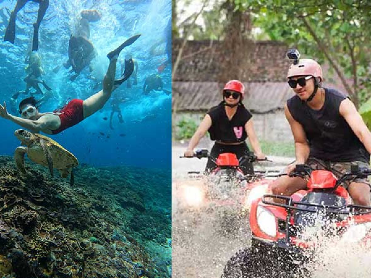 Ubud Quad Bike Adventure and Blue Lagoon Snorkeling