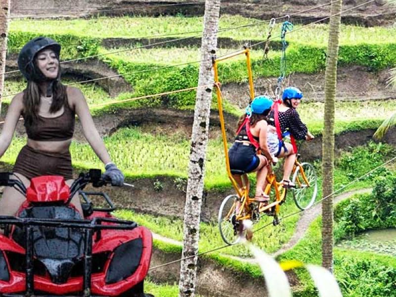 Bali ATV Quad Bike and Sky Bike Adventure