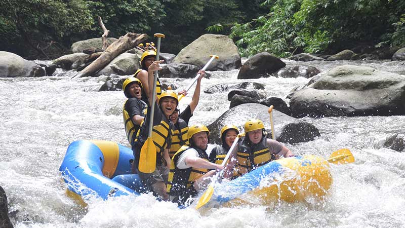 Half Day Ubud Zipline and Ayung River Rafting Bali