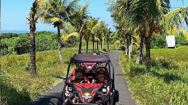 Buggy UTV Sunset on The Beach