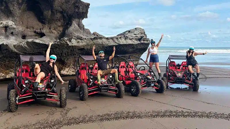 Buggy UTV Sunset on The Beach